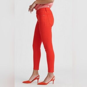 Lucky Brand High Rise Bridget Skinny Jean, Fiery Red, Size 12/31